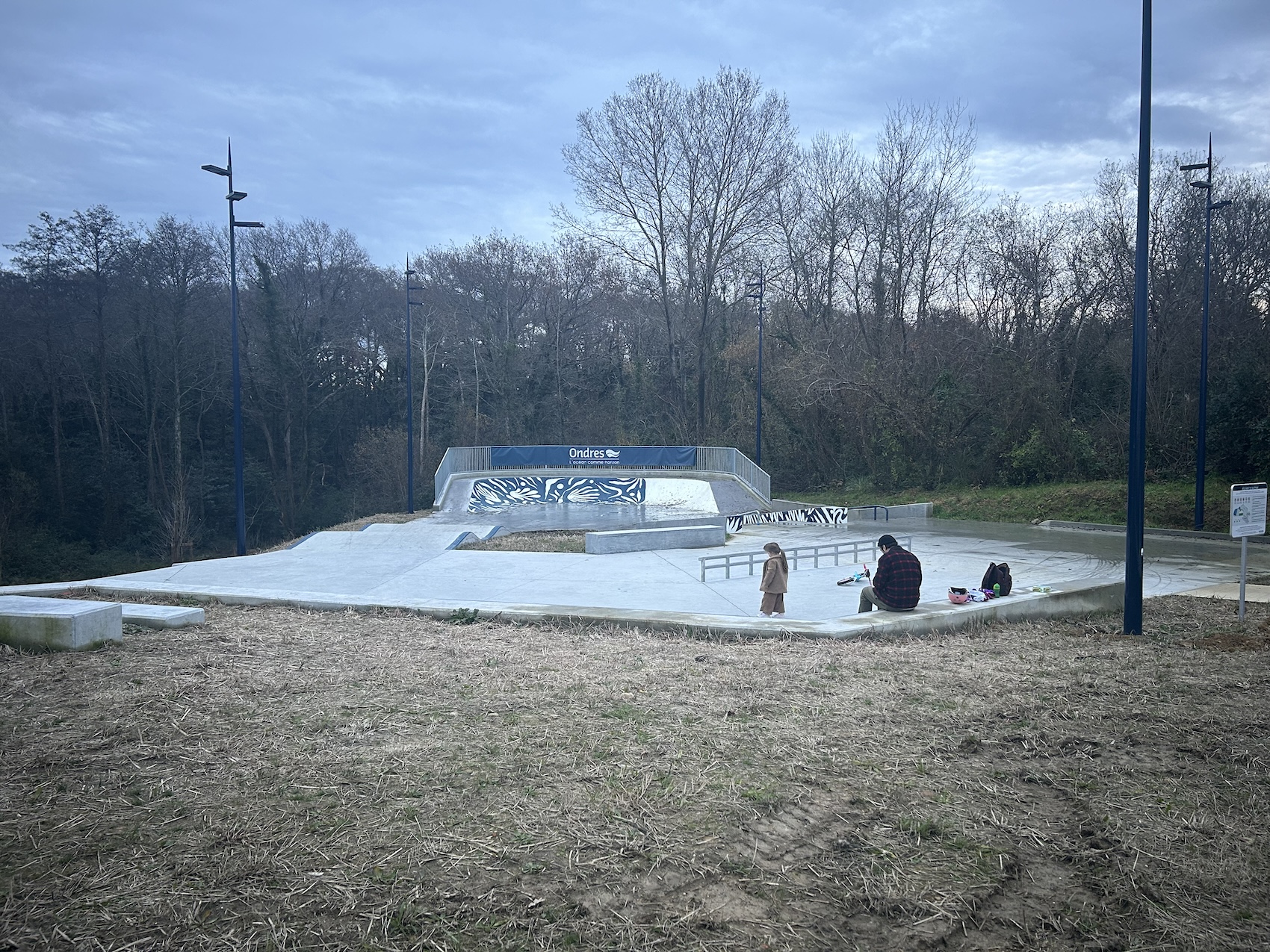 Ondres Library skatepark